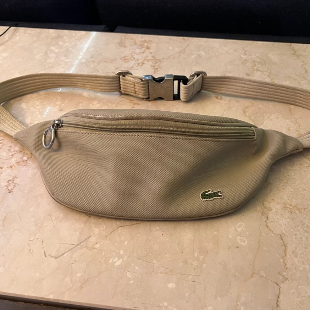 Lacoste Leather Fanny Pack (EUC)